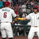 Gabriel Moreno no se quedó atrás en festín de Dbacks