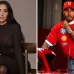 Kim Kardashian y Lewis Hamilton románticos en una escapada a la playa