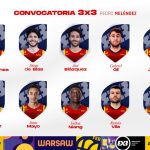 Convocatoria para la concentración previa a la Copa del Mundo