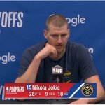 Las palabras de Jokic tras la eliminación de Denver en la primera ronda de los playoffs