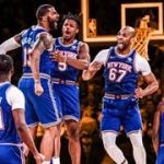 Los Knicks barren a los Sixers con una lluvia histórica de triples