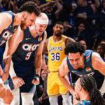 OKC Thunder sumó otra victoria y pone contra las cuerdas a los Lakers