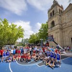 Salamanca se divierte con el baloncesto de la mano del ‘Circuito 3×3 CaixaBank’