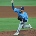 Rasmussen permite 1 hit en 7 entradas en blanqueo de Rays