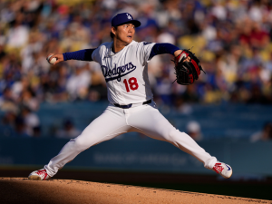 Yoshinobu Yamamoto dominante ante los Angels