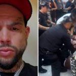 Hijo de Pepe Aguilar le propina golpiza a un hombre desconocido