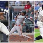 Tres peloteros latinos imponen condiciones entre los mejores bateadores de la MLB