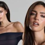 Clara Vegas impacta al llevar ajustado vestido con transparencias