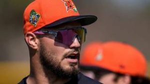 Detroit sube Triple A a prospecto de los Leones del Caracas