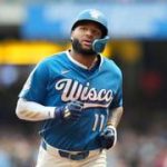 Jackson Chourio se acerca a otra temporada con 20 bambinazos tras soberbio batazo ante Minnesota