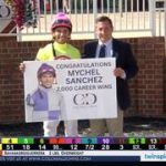 Jinete venezolano Mychel Sánchez gana su carrera 2000 en Norteamérica