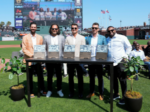 Pablo Sandoval ingresó al Muro de la Fama de San Francisco