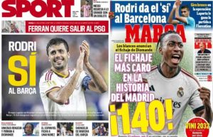 Portadas Deportivas Viernes 7/8/2026 | Sport, Marca, As, MD