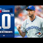 ¡De caballos! Max Scherzer se une al top 10 de los brazos con más ponches en la historia